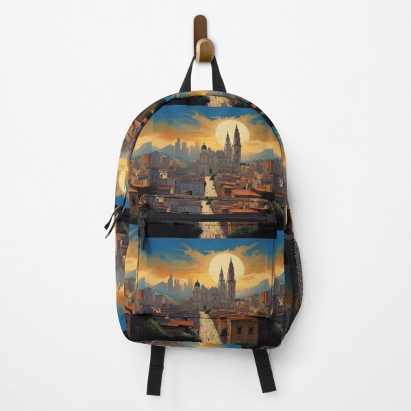 Item preview, Cityscape at Sunset with Majestic Cathedral designed and sold by RaiyaTees.