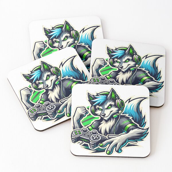 Artikelvorschau, Gaming-Maskottchen Fuchs Art entworfen und verkauft von DesignHub.