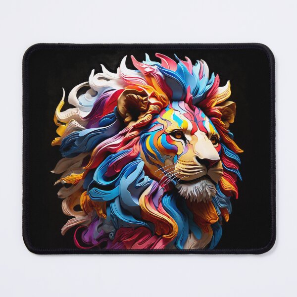Item preview, Majestic Profile Vibrant Lion Side View designed and sold by Rothnaric.