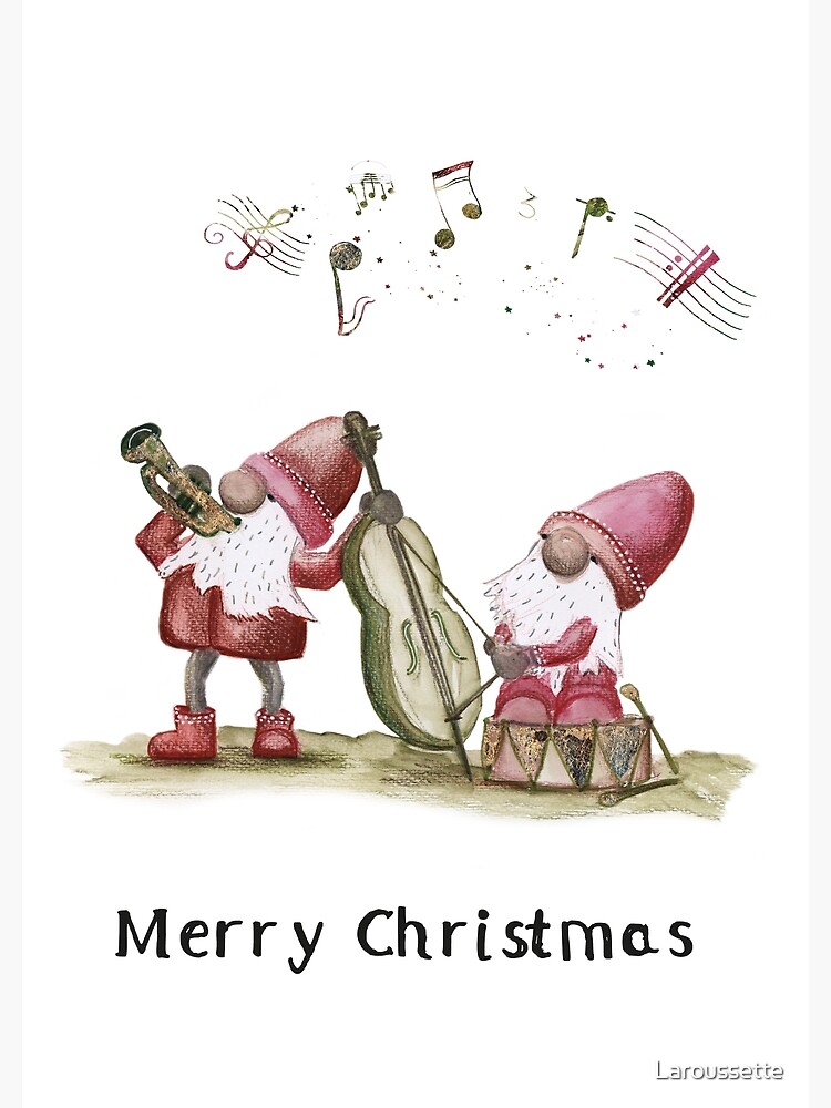 Thumbnail 2 of 2, Greeting Card, The very best Christmas song designed and sold by Laroussette.