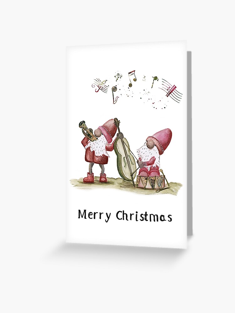 Thumbnail 1 of 2, Greeting Card, The very best Christmas song designed and sold by Laroussette.