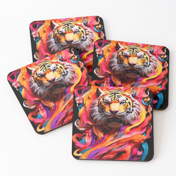 Item preview, Fierce Gaze Bold Tiger Portrait designed and sold by Rothnaric.