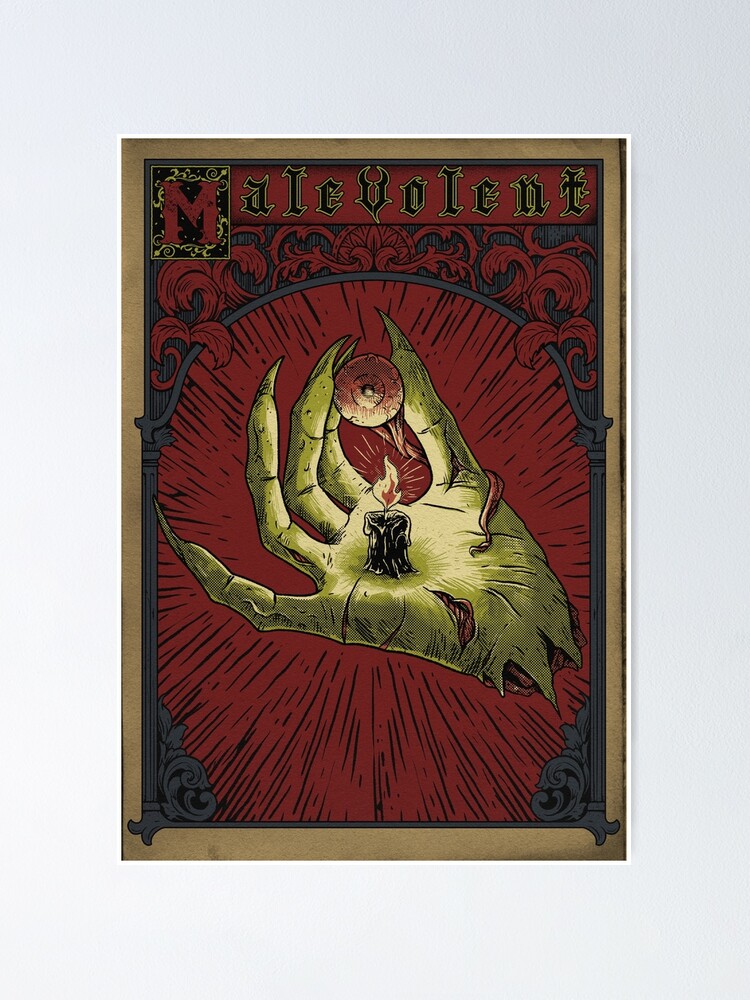 Hand of Malevolence: Red Poster