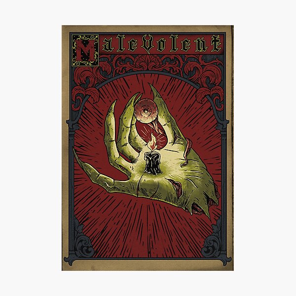 Item preview, Hand of Malevolence: Red Poster designed and sold by MalevolentCast.