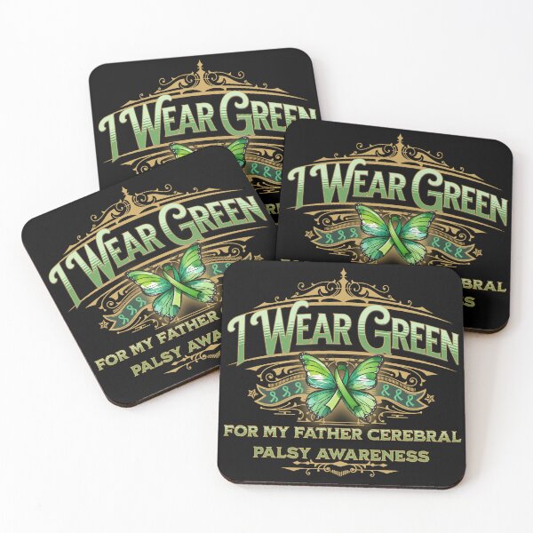 Item preview, I Wear Green For My Father Palsy Awareness designed and sold by Dominic-Design.