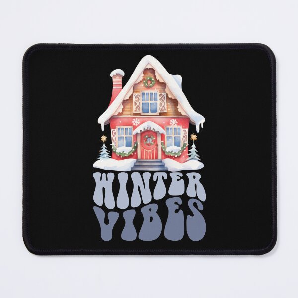Item preview, Watercolor Winter House Christmas Winter Vibes designed and sold by ToxiCool.