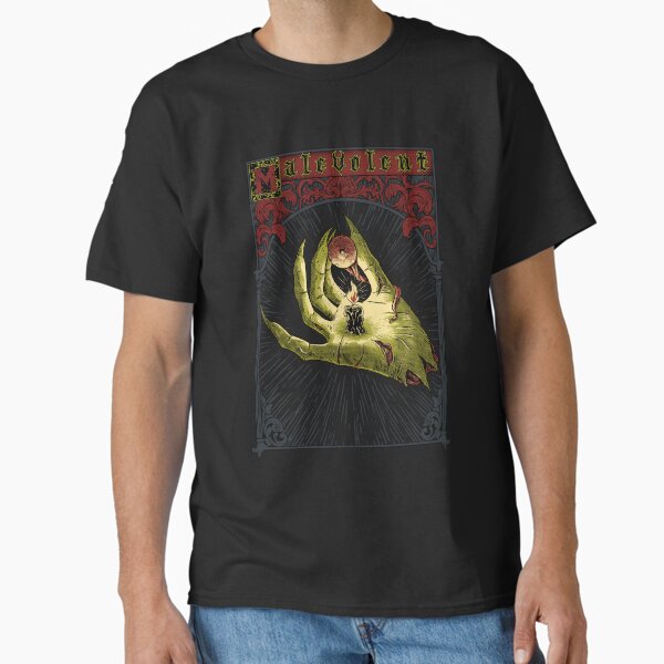 Aperçu de l'œuvre Main de Malveillance : T-shirt noir créée et vendue par MalevolentCast.