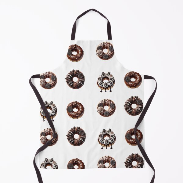 Artikelvorschau, SCHOKOLADENKEKSEIG-GLASIERTER DONUT, 4ER-PACK, AUFKLEBER-SET #2 entworfen und verkauft von Arts4U.