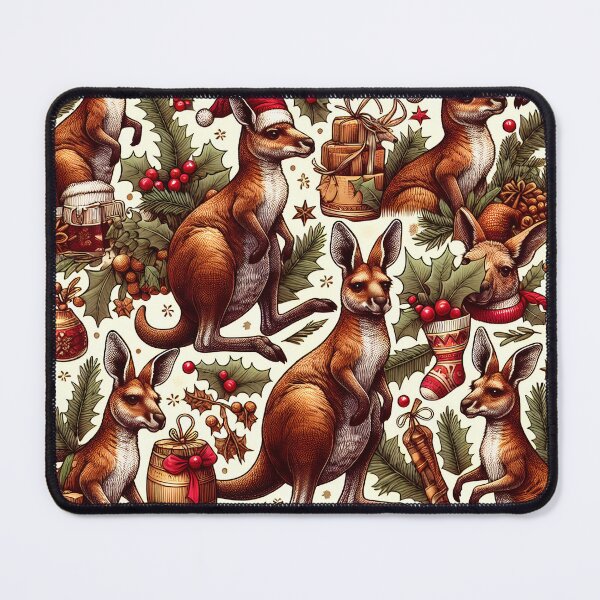Item preview, Christmas Kangaroo Wallpaper designed and sold by Travelcases.