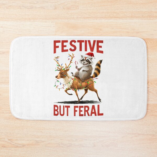 Item preview, Festive But Feral Vintage Christmas  designed and sold by OskarArts.
