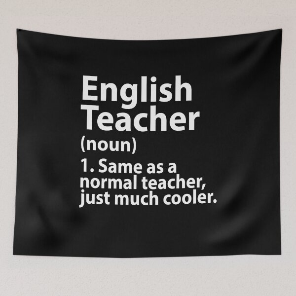 Item preview, English Teacher Definition Funny Back To School First Day designed and sold by Rahjihan.