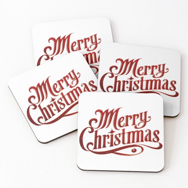 Item preview, Classic Merry Christmas Typography Design designed and sold by photoemich.