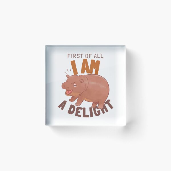 Item preview, Moo Deng I am a Delight designed and sold by PalaceArt.