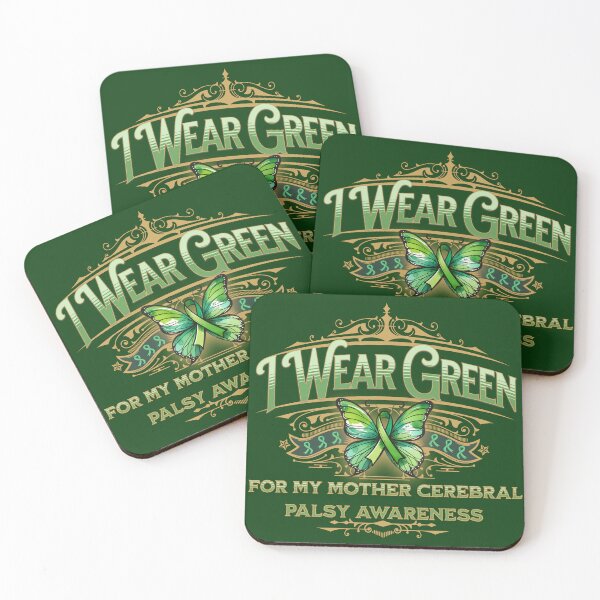 Item preview, I Wear Green For My Mother Palsy Awareness designed and sold by Dominic-Design.