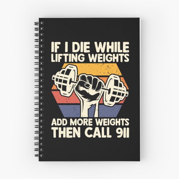Item preview, If I Die While Lifting Weights Funny Workout And Gym designed and sold by Rahjihan.