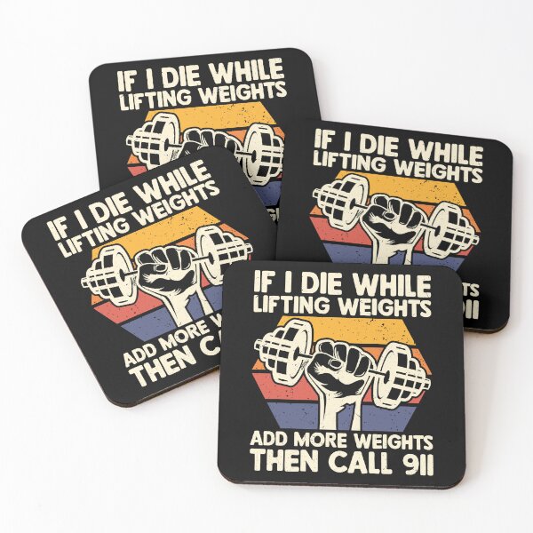 Item preview, If I Die While Lifting Weights Funny Workout And Gym designed and sold by Rahjihan.