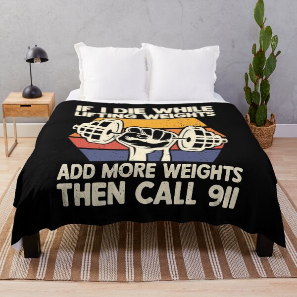 Item preview, If I Die While Lifting Weights Funny Workout And Gym designed and sold by Rahjihan.