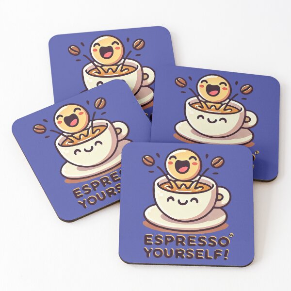 Item preview, Espresso Yourself: A Fun Coffee Expression designed and sold by leyfinder.