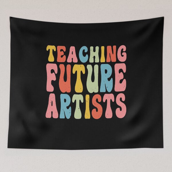 Item preview, Teaching Future Artists Retro Teacher Students designed and sold by Rahjihan.