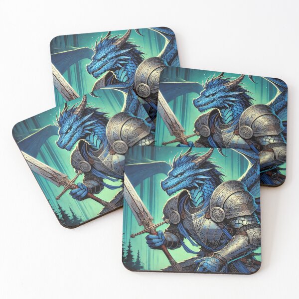 Item preview, Blue Dragonborn Fighter designed and sold by Johnny MeatShield.