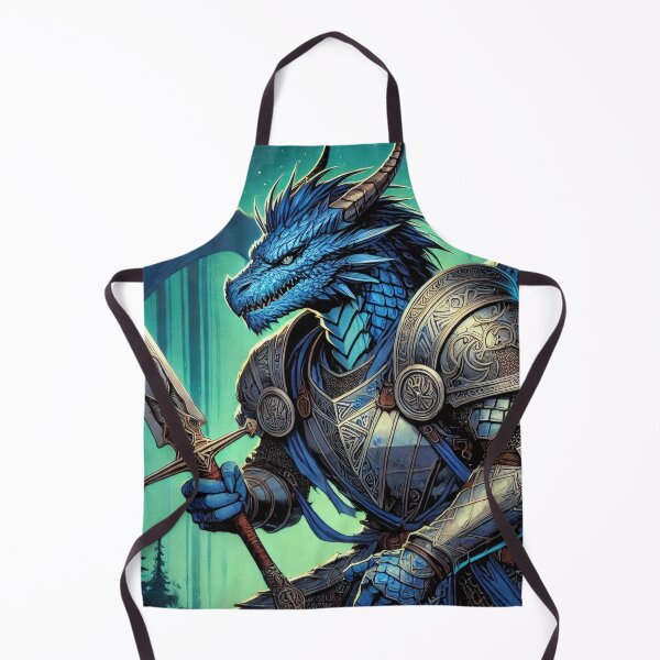 Item preview, Blue Dragonborn Fighter designed and sold by Johnny MeatShield.
