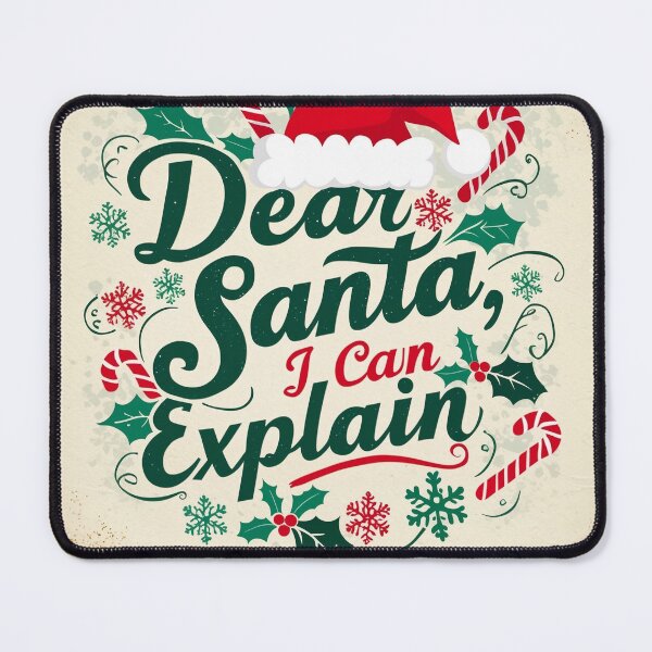 Item preview, Dear Santa I can explain designed and sold by ArtisticPen-art.