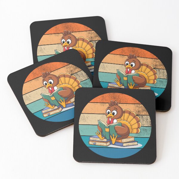 Item preview, Turkey Books Lover,  reading a book, lover of books and reading , librarian designed and sold by KolorellaS.