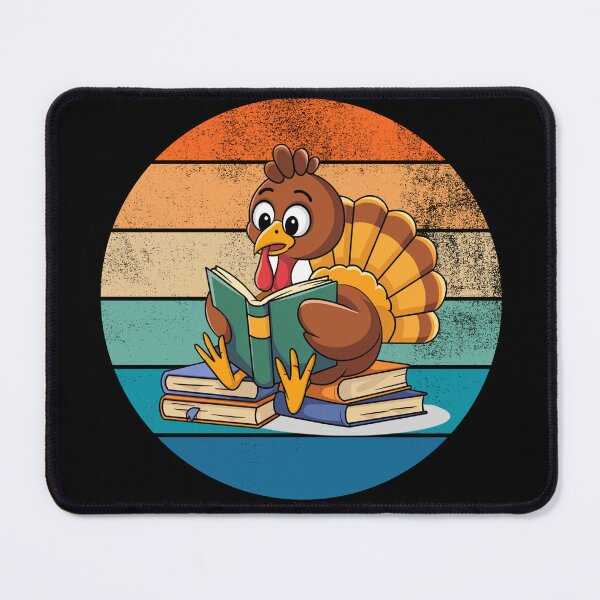 Item preview, Turkey Books Lover,  reading a book, lover of books and reading , librarian designed and sold by KolorellaS.