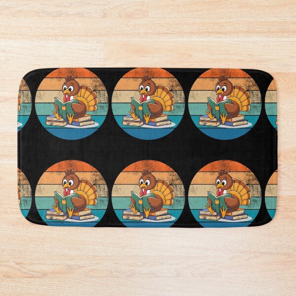 Item preview, Turkey Books Lover,  reading a book, lover of books and reading , librarian designed and sold by KolorellaS.
