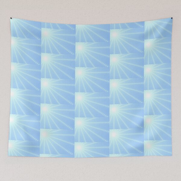 Item preview, Blue Sky Sunshine Abstract Fractal  designed and sold by pinkal.