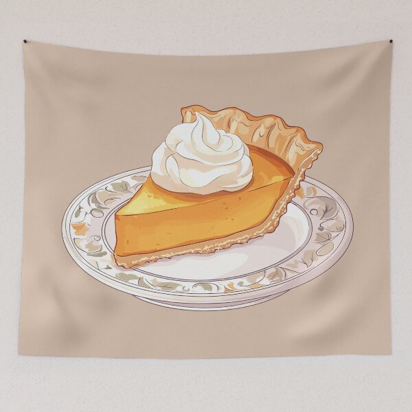 Item preview, Pumpkin Pie on a Plate designed and sold by Laceyjae Digital Art.