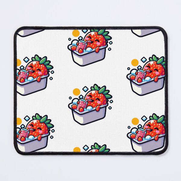 Item preview, Strawberry Sips in a Cool Ice Bath designed and sold by Olivia-Icon.