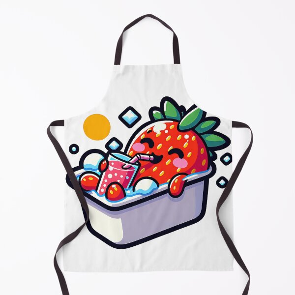 Item preview, Strawberry Sips in a Cool Ice Bath designed and sold by Olivia-Icon.