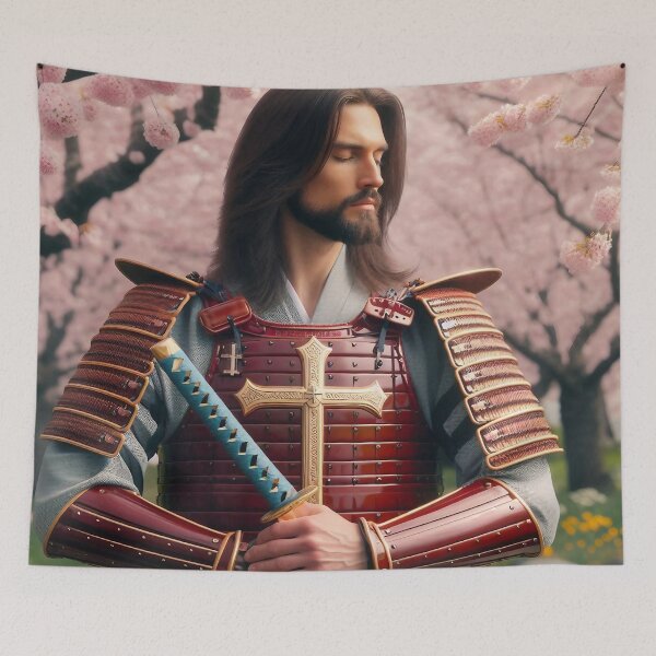 Item preview, Samurai Jesus in Ponderance among Sakura designed and sold by jay-cack.