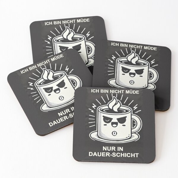 Item preview, I'm not tired - just on permanent shift | Funny coffee mug for late risers designed and sold by Glowfy.