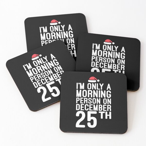 Item preview, I’m Only a Morning Person on December 25 - Funny Christmas designed and sold by chantastical.