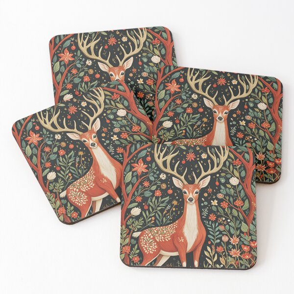 Item preview, Holiday Deer in Winter Wonderland designed and sold by Lizetteh.