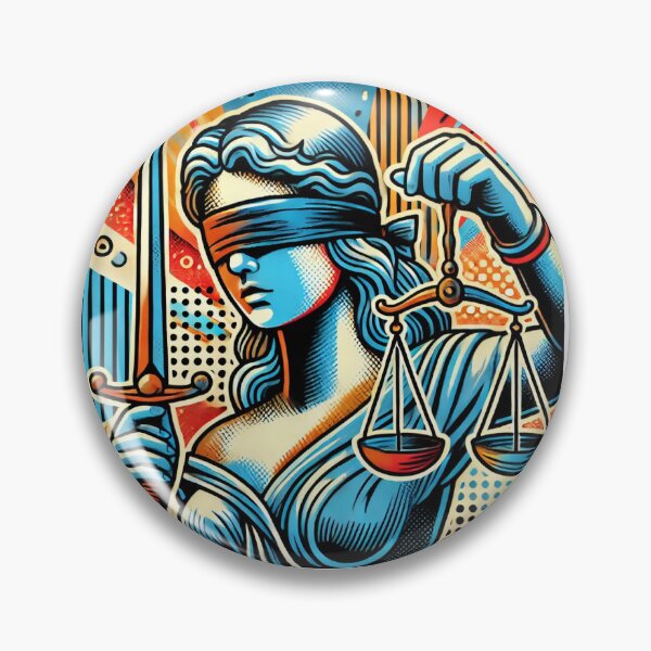 Item preview, Lady Justice Sticker designed and sold by ArtQueen777.