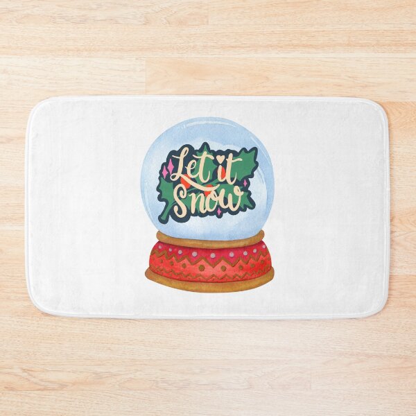 Item preview, LET IT SNOW snow globe for Christmas designed and sold by LeStudioSHB.