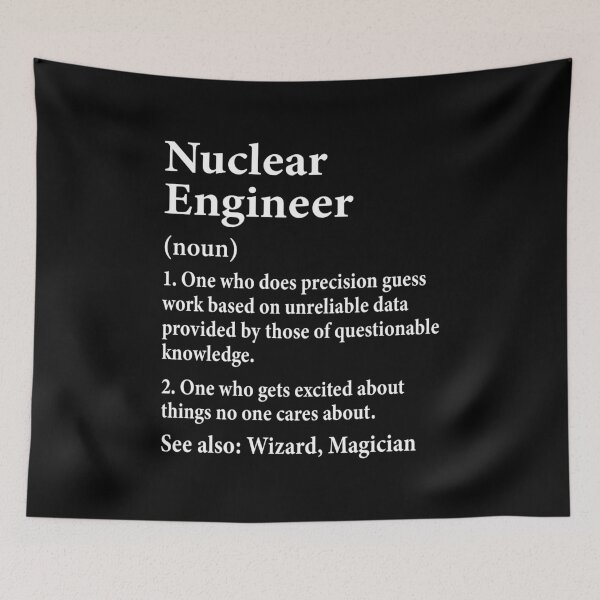Item preview, Nuclear Engineer Definition Funny Engineering Student Saying designed and sold by Rahjihan.