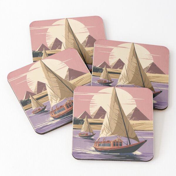 Item preview, Cairo Vintage Travel Poster designed and sold by TravelerRat.