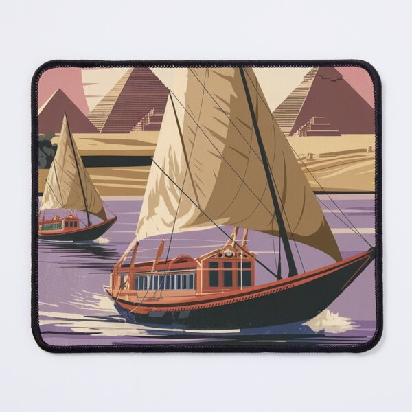 Item preview, Cairo Vintage Travel Poster designed and sold by TravelerRat.