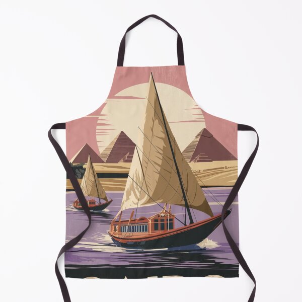 Item preview, Cairo Vintage Travel Poster designed and sold by TravelerRat.