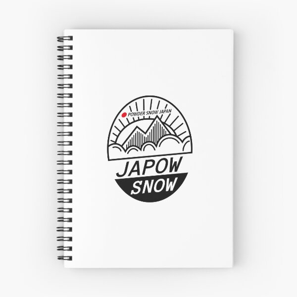 Item preview, Powder Snow Japan Japow 01 Black | Snowboard Snowboarding Decal | Hokkaido Niseko Nagano Hakuba designed and sold by PawaPotto.