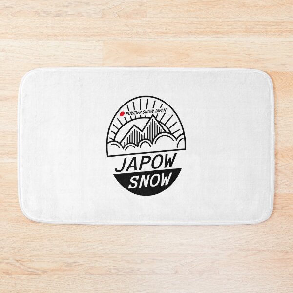 Item preview, Powder Snow Japan Japow 01 Black | Snowboard Snowboarding Decal | Hokkaido Niseko Nagano Hakuba designed and sold by PawaPotto.