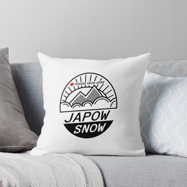 Item preview, Powder Snow Japan Japow 01 Black | Snowboard Snowboarding Decal | Hokkaido Niseko Nagano Hakuba designed and sold by PawaPotto.