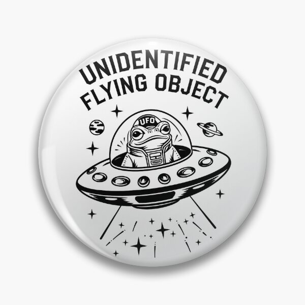 Item preview, Frogs are aliens, UFOs designed and sold by GGZebra.