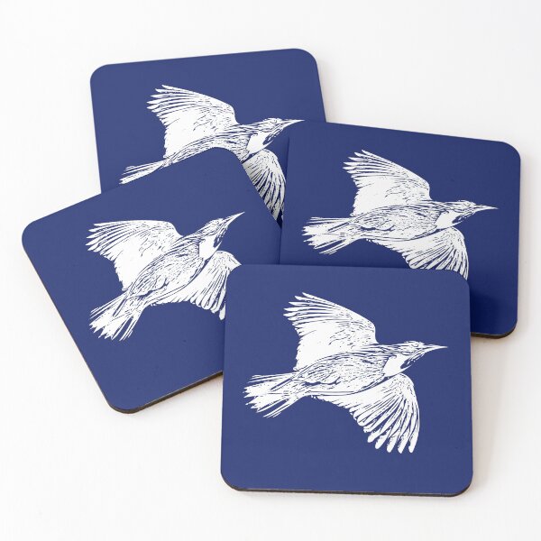 Item preview, Eastern Meadowlark White Design  designed and sold by designsasstultd.