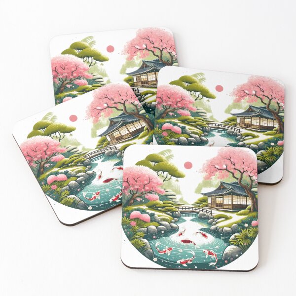 Item preview, Calm Koi in a garden surrounded by Chaos designed and sold by romeobravado.