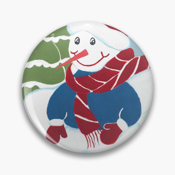 Item preview, Winter Snowman Toboggan designed and sold by Sartoris Art.